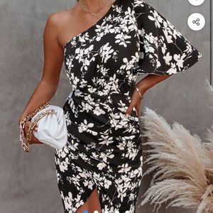 Cupshe one shoulder dress
